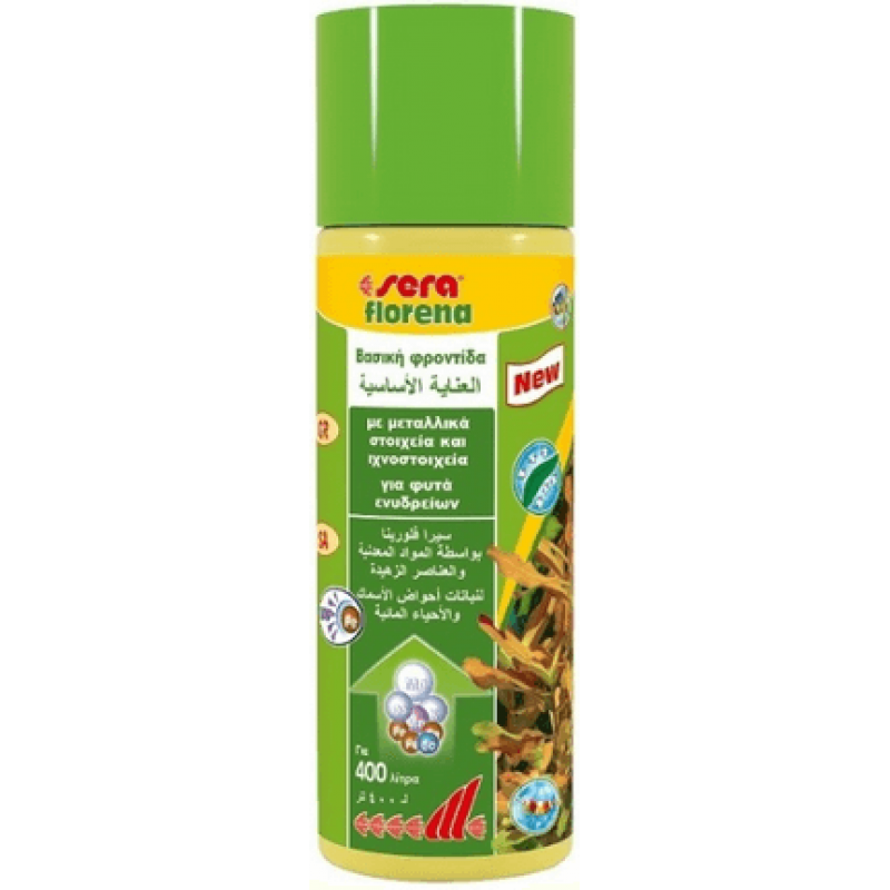 Sera florena, προϊόν φροντίδας σε υγρή μορφή για υπέροχα υδρόβια φυτά 100ml