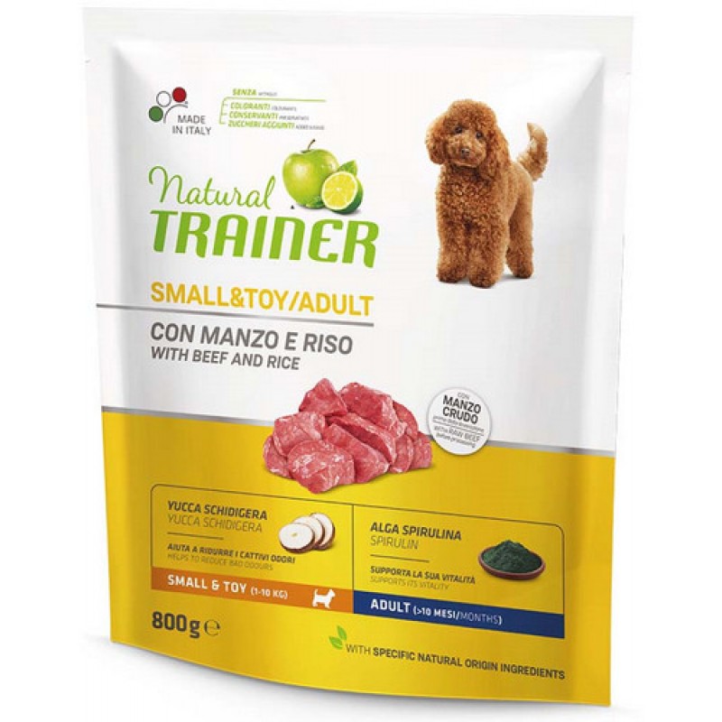 Για σκύλους από 12 μηνών έως 7 ετών που ζυγίζουν έως 10kg με βοδινό