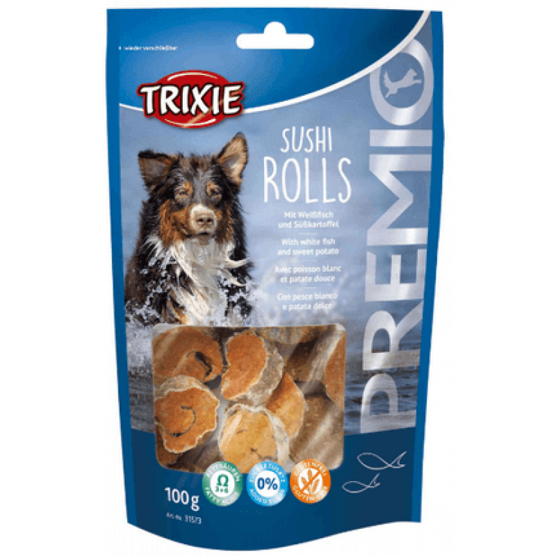 Trixie λιχουδιά premio sushi rolls 100gr