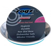 Rogz catz μπολ γάτας κατασκευασμένο από ανθεκτικό, υποαλλεργικό ανοξείδωτο ατσάλι Anchovy small