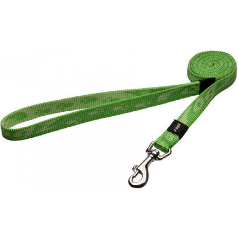 Rogz dogz οδηγός Alpinist fixed lead πράσινο από μαλακό ιμάντα μεγάλης αντοχής
