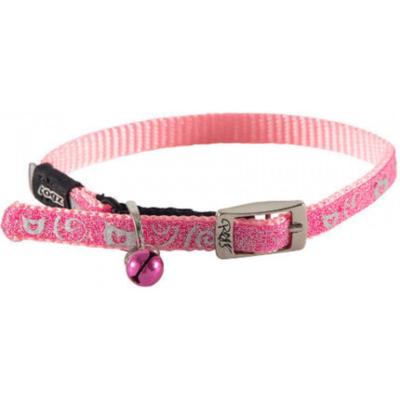 Rogz catz περιλαίμιο γάτας Sparkle ροζ x-small 8mm