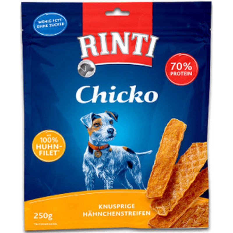 Finnern Rinti σνακ extra chicko τραγανή απόλαυση για ενήλικους σκύλους απο λωρίδες κοτόπουλου
