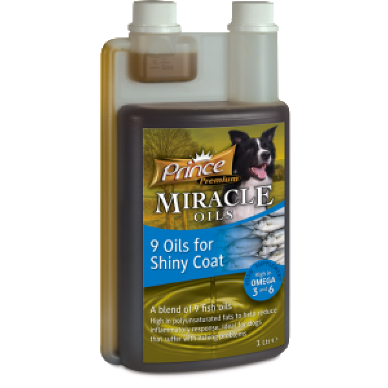 Prince Miracle Oils, 9 Oils for Shiny Coat 0.5lt