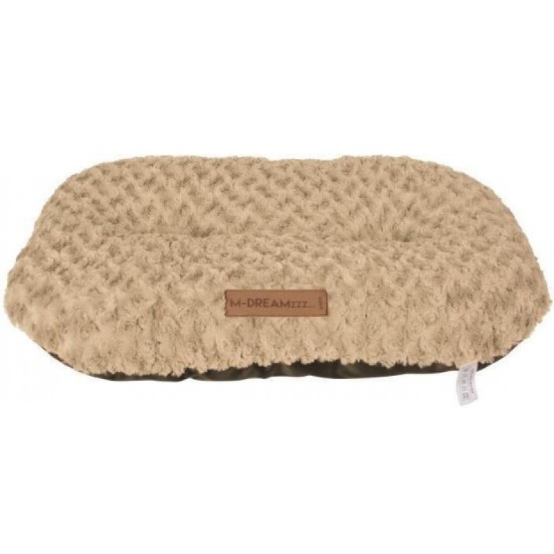 M-pets shetland oval cushion-xxxl 110 x 70 cm beige