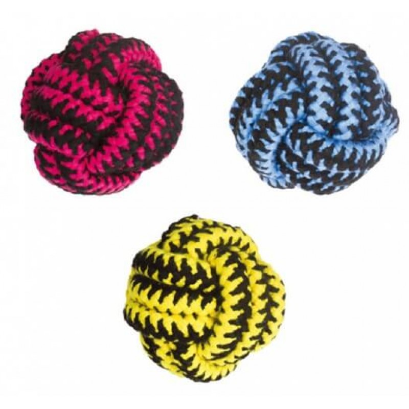 M-pets twist ball pink, yellow & blue 11 cm