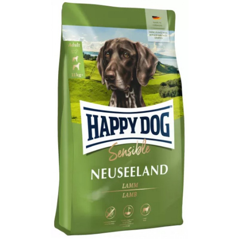 Happy Dog Supreme Neuseeland με αρνί και ρύζι 1kg