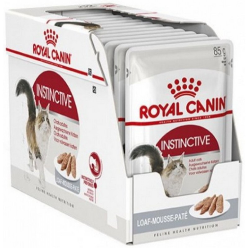 Royal Canin Feline Υγιεινή διατροφή Wet instinctive loaf 12x85gr