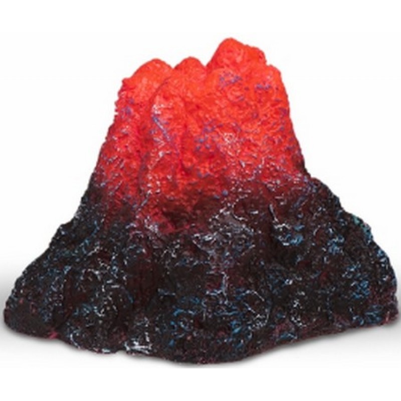 Διακοσμητικό ενυδρείου ηφαίστειο από σιλικόνη led