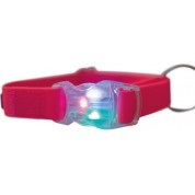 Trixie περιλαίμιο easy flash s/m 30-45cm/20mm neon ροζ