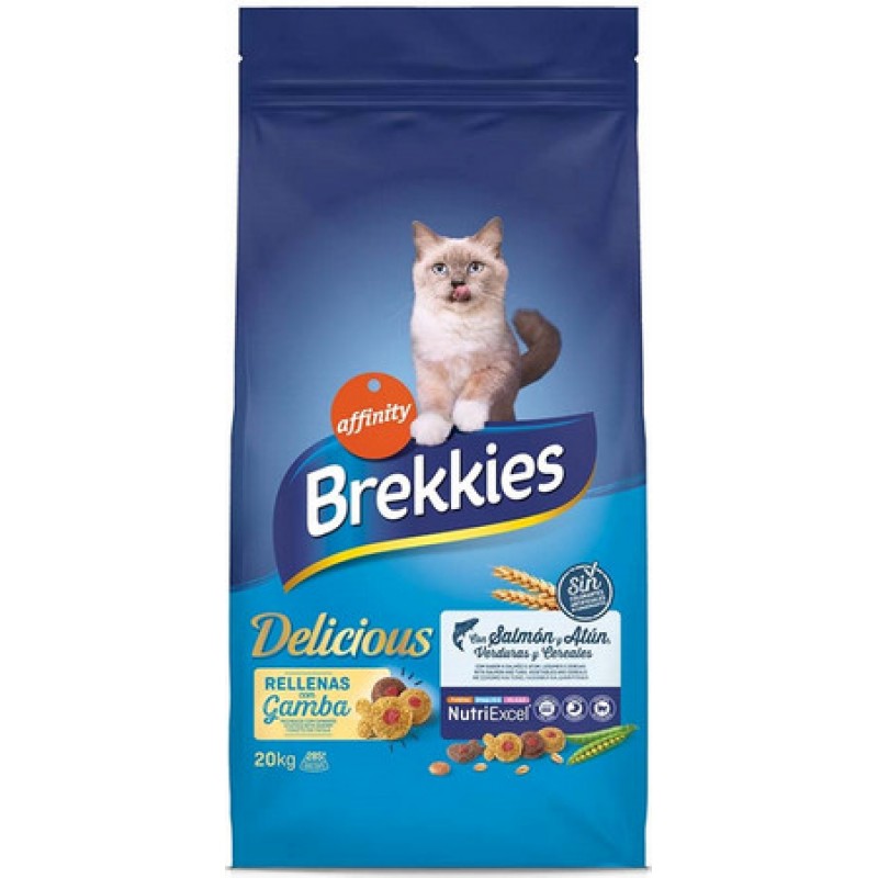 Affinity Brekkies cat Delicious με σολομό & τόνο 20kg