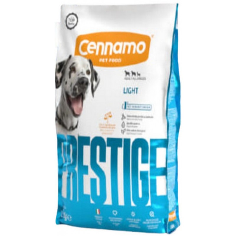 Cennamo prestige κοτόπουλο για ηλικιωμένα σκυλιά light 1kg χύμα