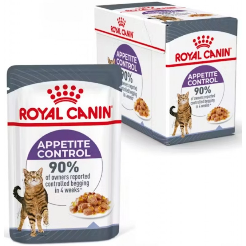 Royal Canin Fcn Υγιεινή διατροφή Ster Appet Control Care Jelly αποτρέψτε το υπερβολικό βάρος