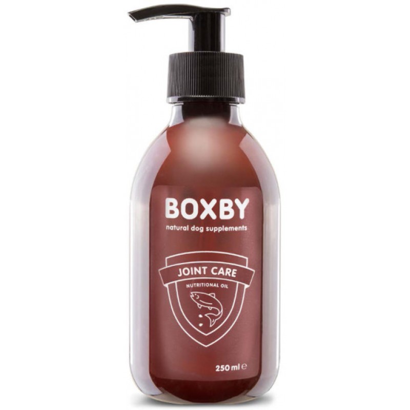Boxby συμπλήρωμα διατροφής για σκύλους με έντονη δραστηριότητα με λάδι σολομού για αρθρώσεις