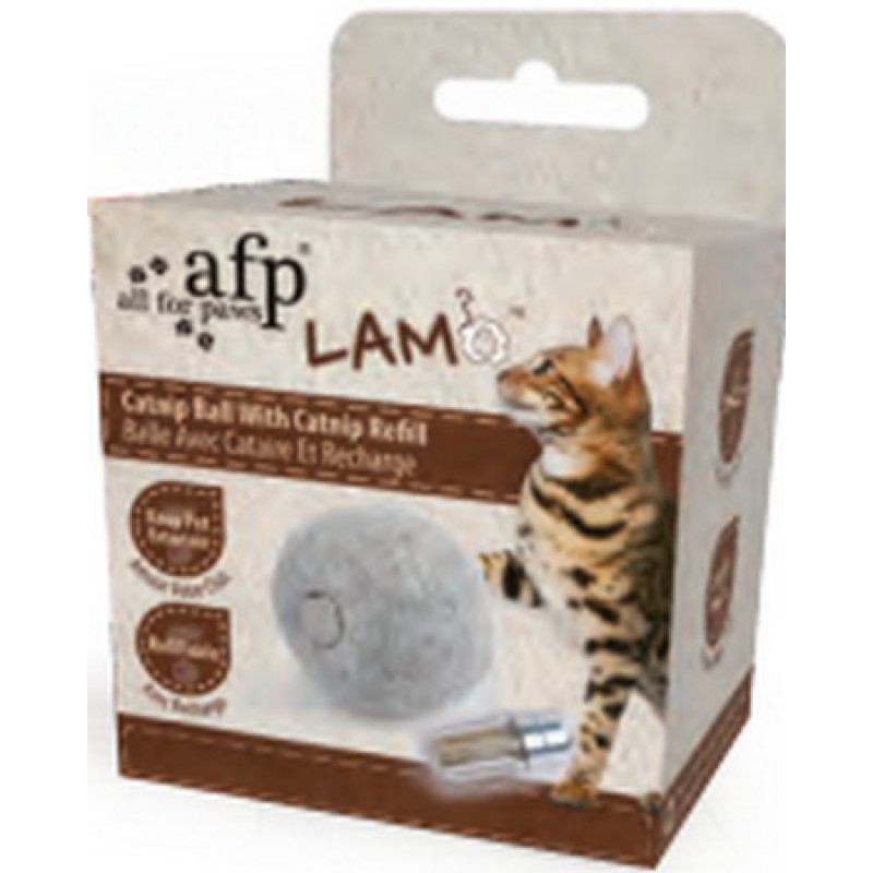 AFP Παιχνίδι Γάτας Lambswool μπάλα με catnip μαζί με ανταλλακτικό