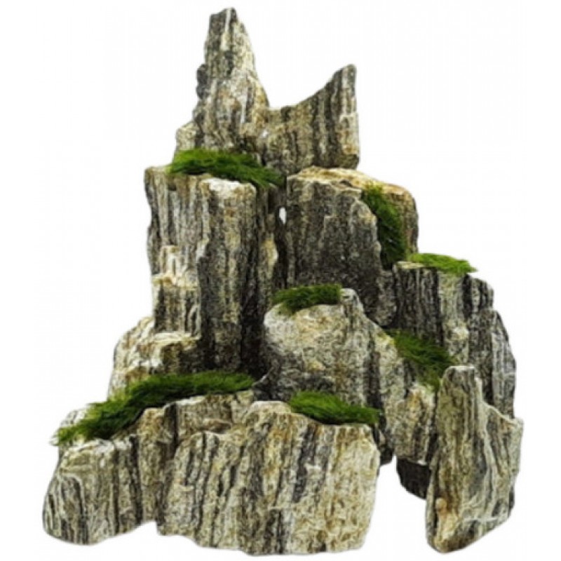 Διακοσμητικό πέτρα ενυδρείου με moss 15-20cm