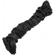 Mompso μαύρο δίχτυ για ελεγχόμενη τροφοδοσία, κατασκευασμένο από νάιλον 4 mm, σχοινί υψηλής αντοχής