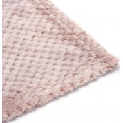 Nobleza Απαλό ροζ ζακάρ κουβέρτακι σκύλου-γάτας 100x80cm