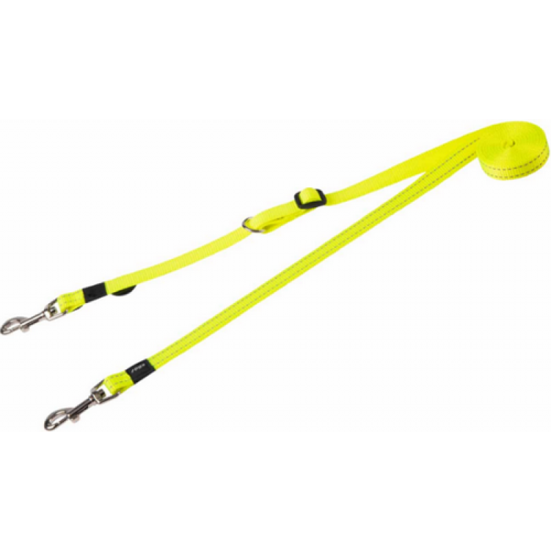 Rogz dogz οδηγός σκύλου utility control multi lead κίτρινο L