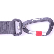 Rogz dogz οδηγός σκύλου AirTech Classic Μαύρο με ανακλαστική ραφή για ασφάλεια σε κάθε βραδινή βόλτα
